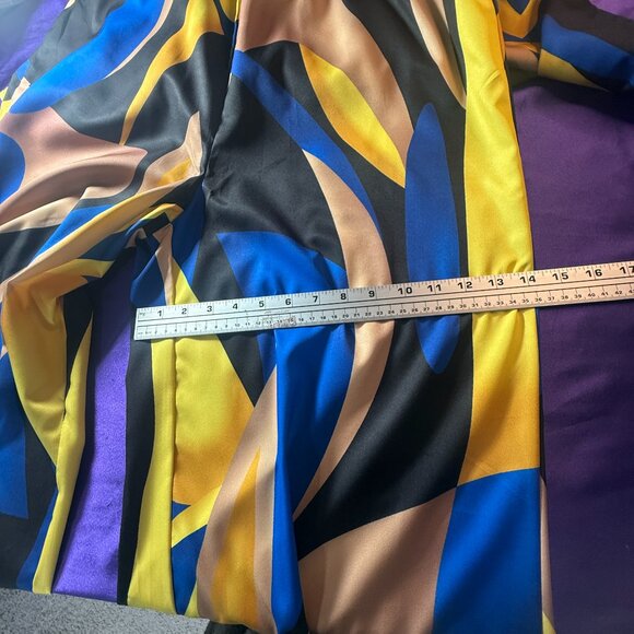 NWOT ๐Maweii Well Fitted Abstract Print Batwing Sleeve Wide Leg Jumpsuit - Picture 13 of 15